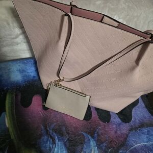 Steve Madden Light Pink Tote with Pouch